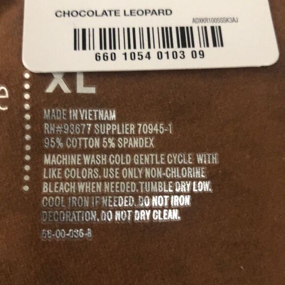 Flirtitude active leopard print leggings size XL - Picture 4 of 5